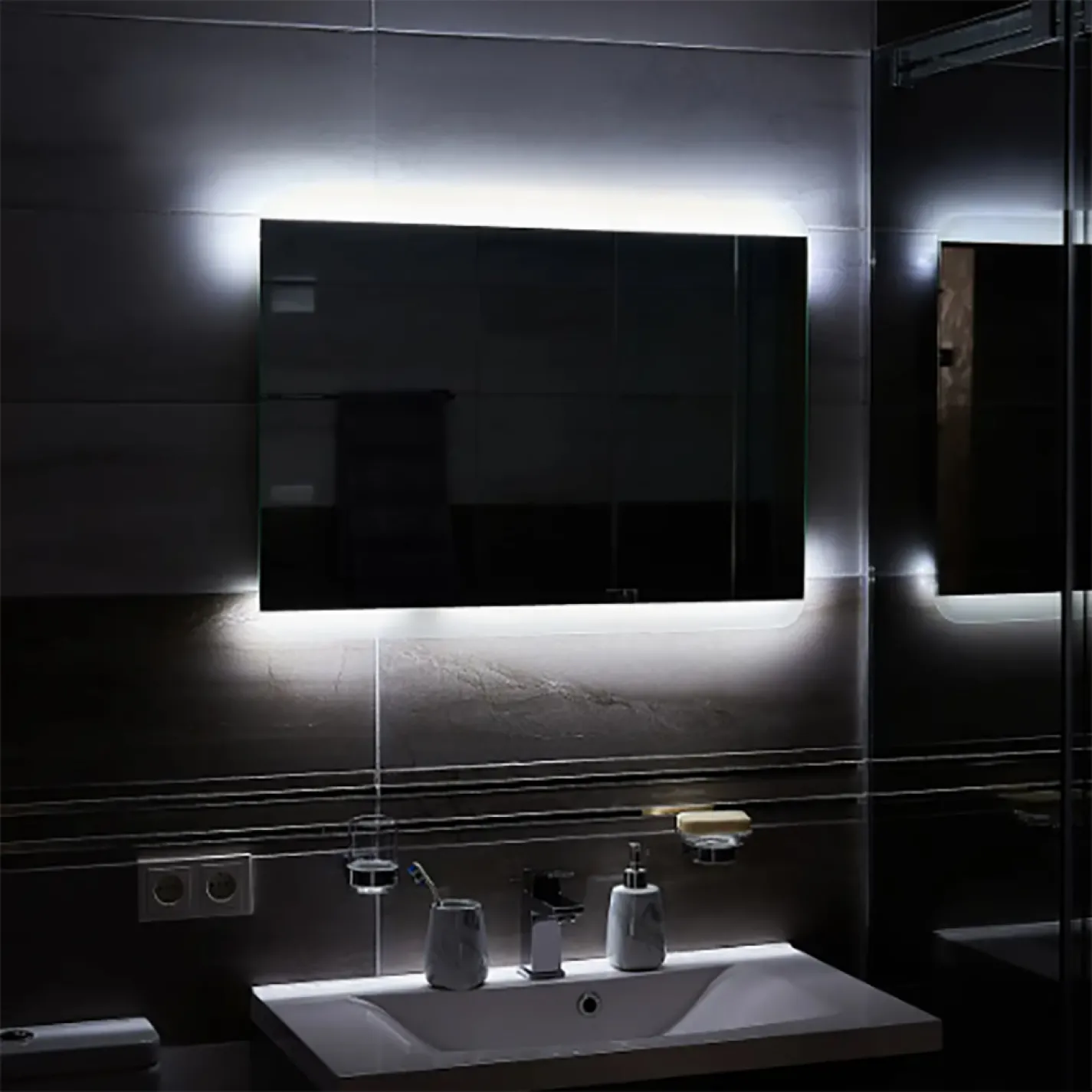 Зеркало Global Glass MR-13 600х800, с LED-подсветкой - Фото 1